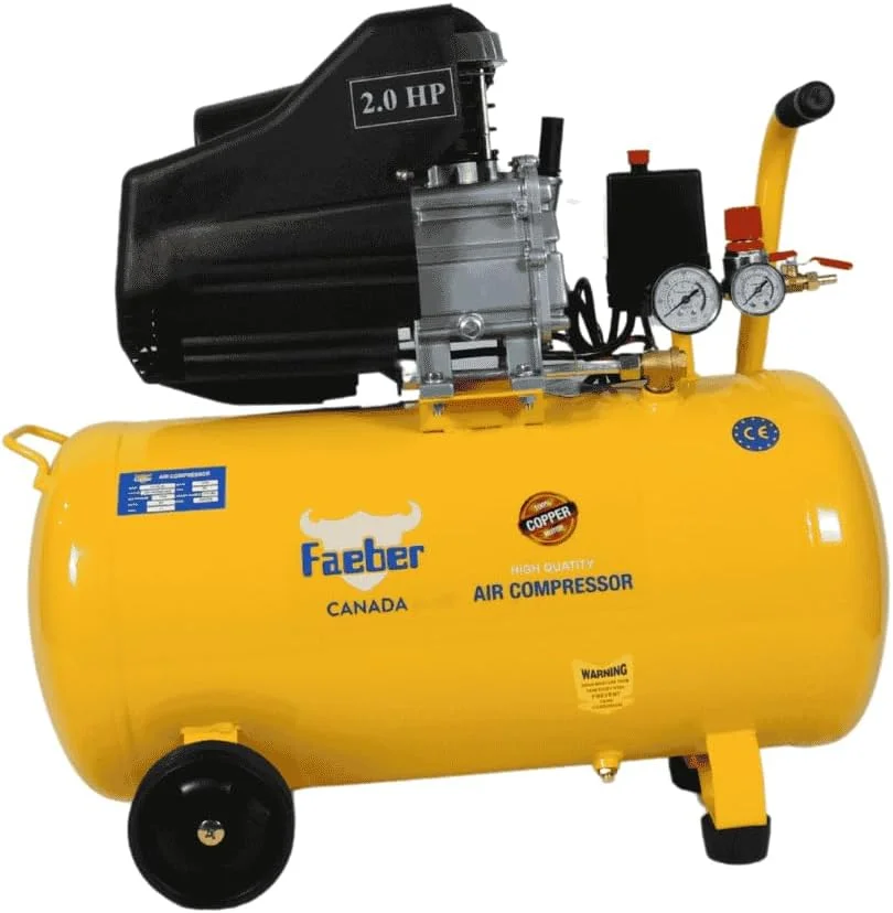 کمپرسور هوای سیم دار فایبر، 50 لیتری، 2.0 اسب بخار