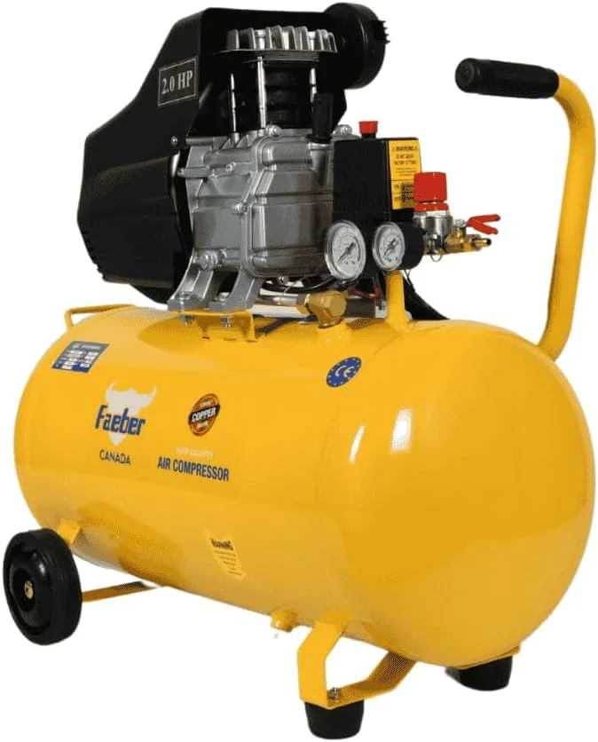کمپرسور هوای سیم دار فایبر، 50 لیتری، 2.0 اسب بخار