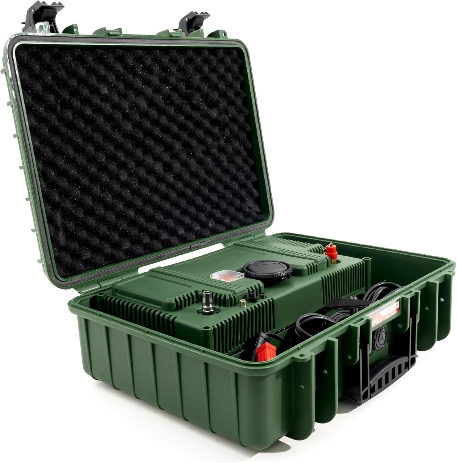 کمپرسور هوای دو سیلندر ROADPOWER فوق العاده قوی برای خودرو، جریان هوای عالی، قابل حمل 180 PSI، آمپر 80A، 12 ولت، مناسب برای خودرو، کامیون، دوچرخه، توپ و سایر وسایل بادی به همراه جعبه حمل