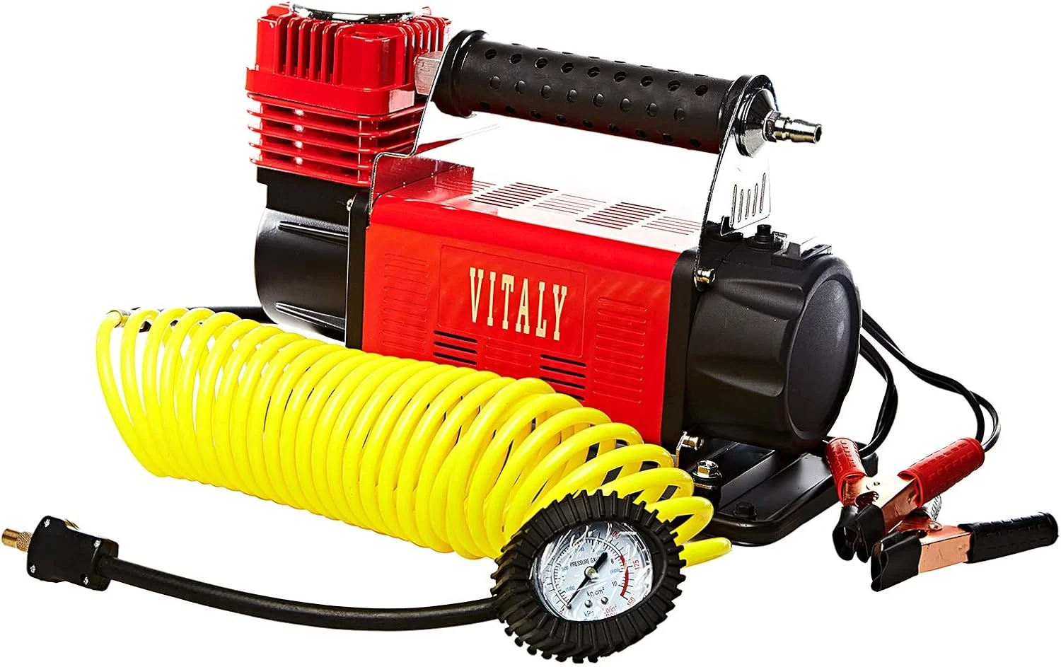 کمپرسور هوای تک سیلندر سنگین ویتالی - قرمز و مشکی