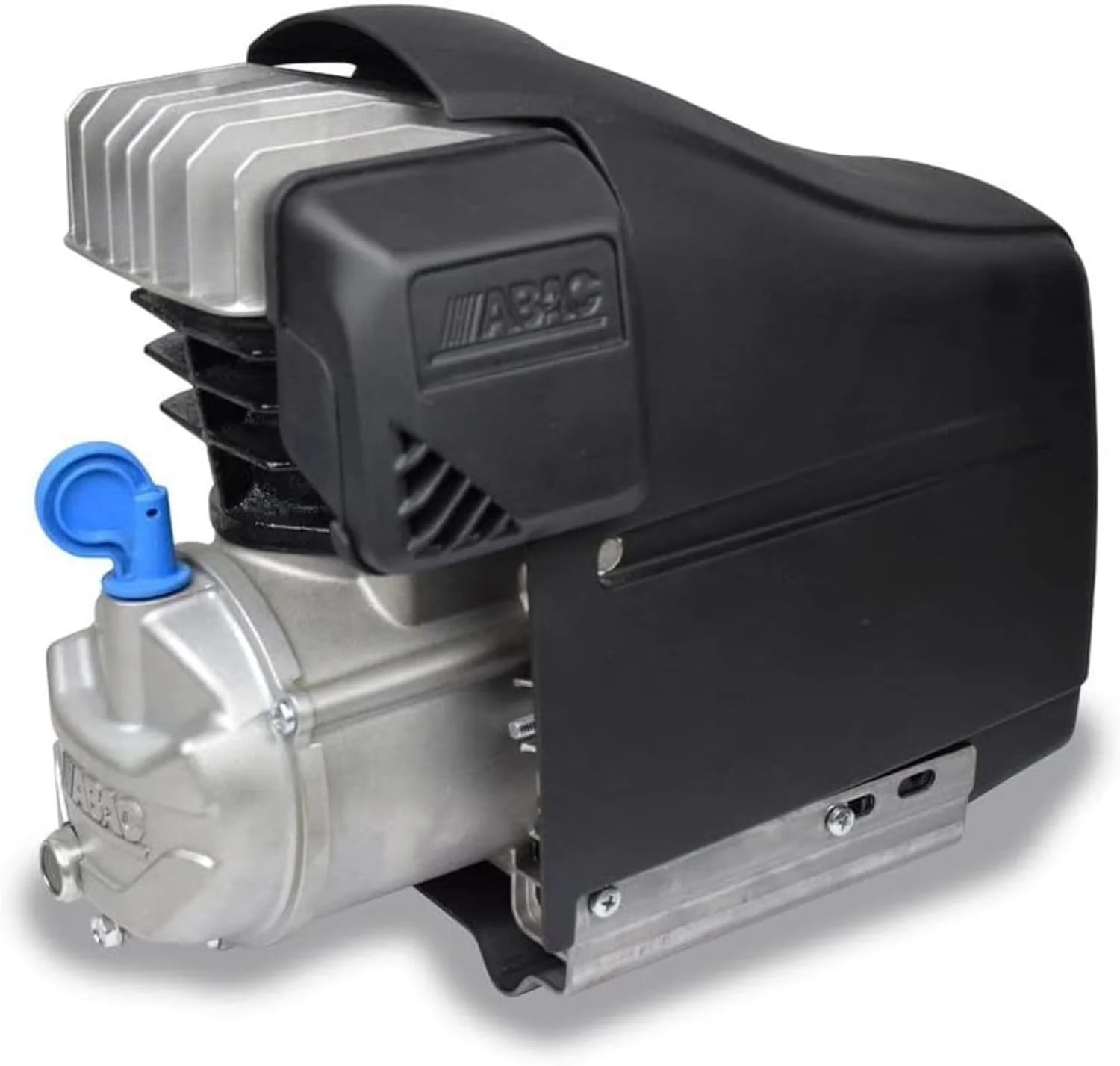 کمپرسور هوا ABAC، مخزن هوای 50 لیتری، درایو مستقیم، گیج های فشار دوبل، حداکثر فشار 10 بار، چرخ های حمل و نقل، تزریق روغن، توان 2 اسب بخار، Montecarlo L20