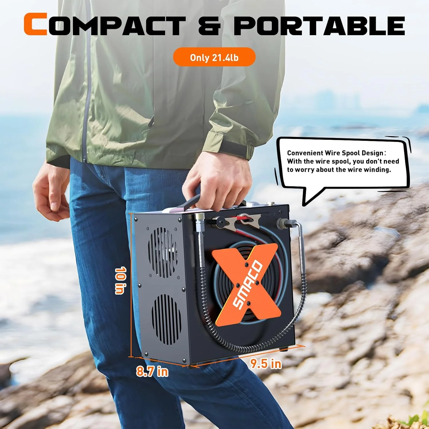 کمپرسور هوای SMACO PCP فشار قوی 4500Psi/30Mpa برای مخزن غواصی پینت بال، پمپ HPA، ایستگاه پرکن، توقف خودکار، بدون روغن، با برق 12 ولت DC یا 110 ولت/220 ولت AC با جداکننده آب/روغن کمپرسور هوای SMACO PCP فشار قوی 4500Psi/30Mpa برای مخزن غواصی پینت بال، پمپ HPA، ایستگاه پرکن، توقف خودکار، بدون روغن، با برق 12 ولت DC یا 110 ولت/220 ولت AC با جداکننده آب/روغن