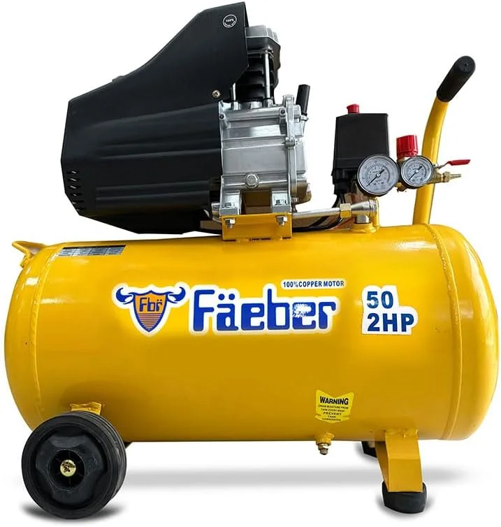فائبر - کمپرسور هوا برقی سیم دار 50 لیتری، 2.0 اسب بخار