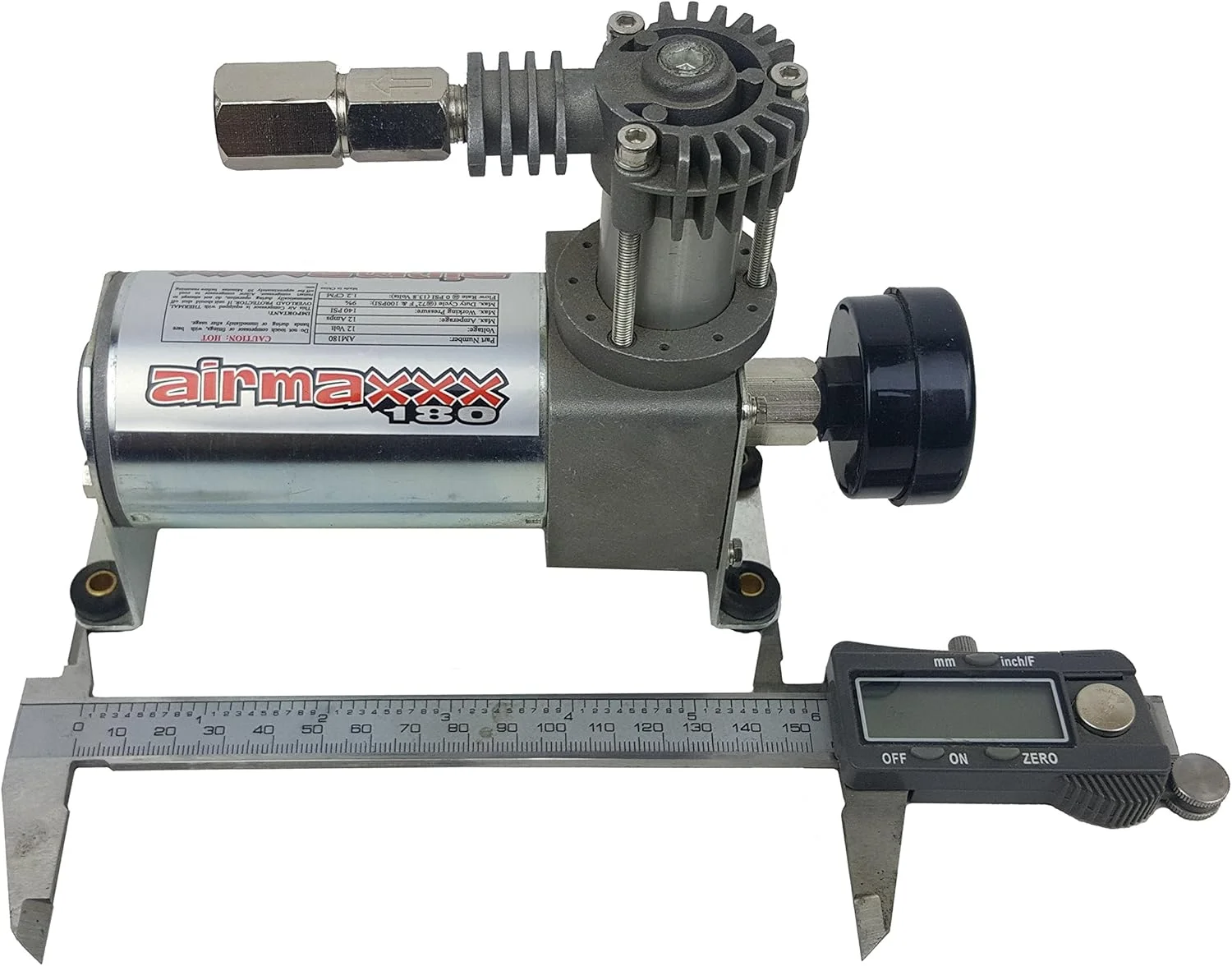 کمپرسور هوا airmaxxx 180 – کمپرسور جمع و جور 12 ولت برای سیستم های 4 لیتری یا کوچکتر