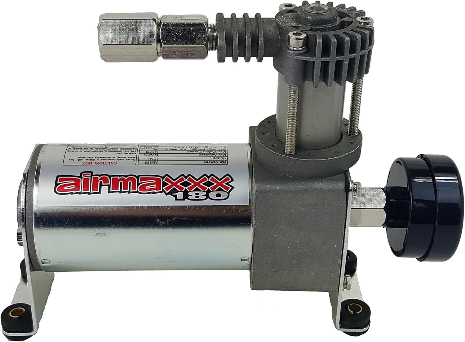 کمپرسور هوا airmaxxx 180 – کمپرسور جمع و جور 12 ولت برای سیستم های 4 لیتری یا کوچکتر