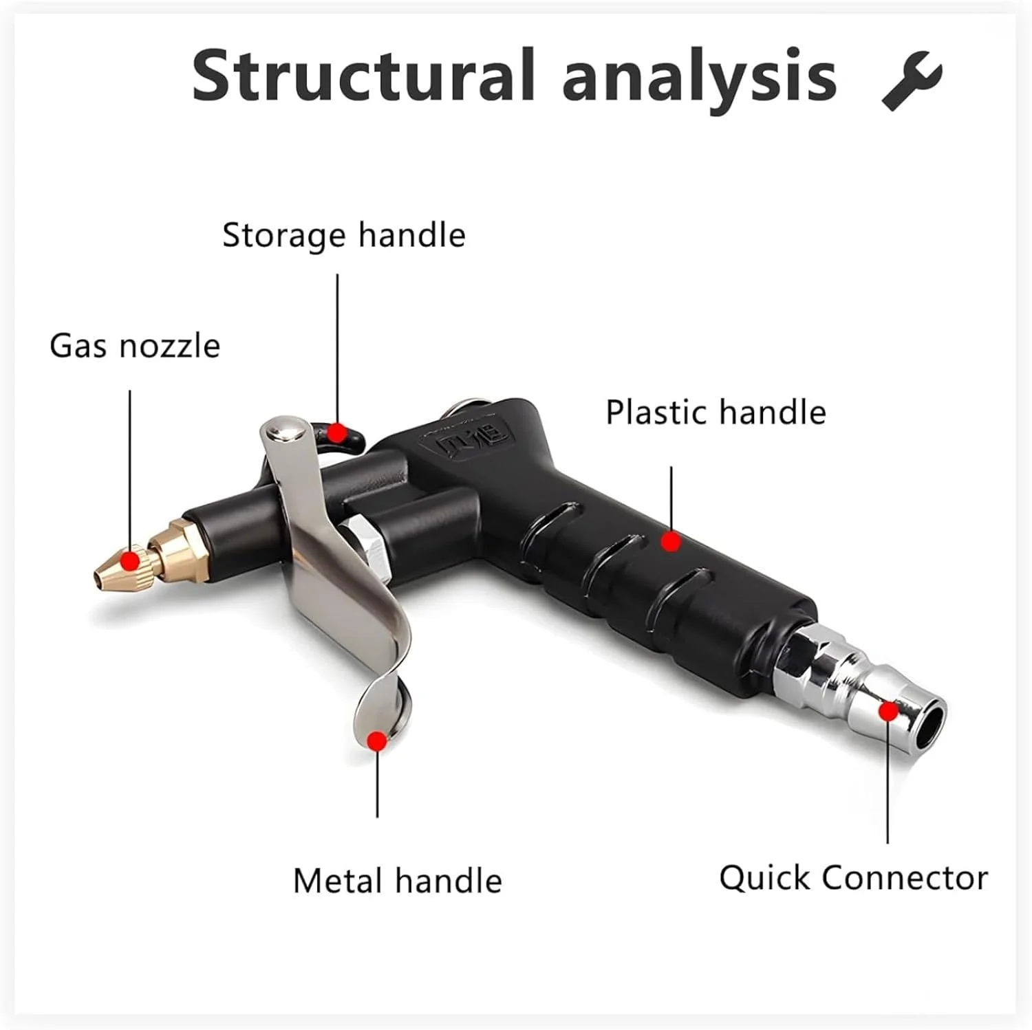 تفنگ بادی HALAMODO - تفنگ کمپرسور هوای صنعتی با 1 نازل دمنده، 1 نازل افزایش جریان هوا تفنگ بادی HALAMODO - تفنگ کمپرسور هوای صنعتی با 1 نازل دمنده، 1 نازل افزایش جریان هوا