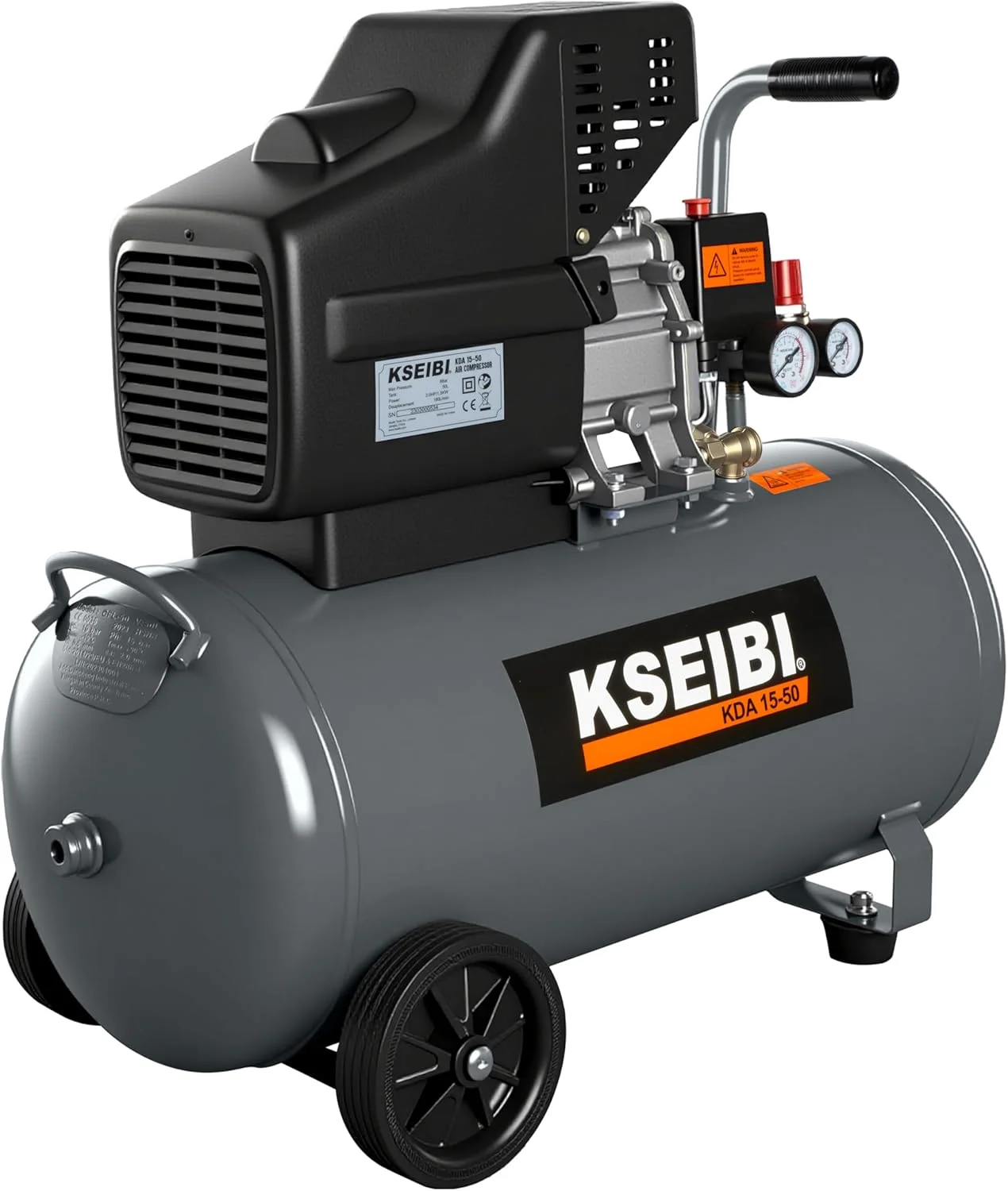 کمپرسور هوا KSEIBI 716700 با ظرفیت 50 لیتر، حداکثر فشار کاری پمپ هوا 8 بار برای لاستیک ها و وسایل بادی سنگین، ایده آل برای لاستیک های خودرو و دوچرخه. کمپرسور هوا KSEIBI 716700 با ظرفیت 50 لیتر، حداکثر فشار کاری پمپ هوا 8 بار برای لاستیک ها و وسایل بادی سنگین، ایده آل برای لاستیک های خودرو و دوچرخه.