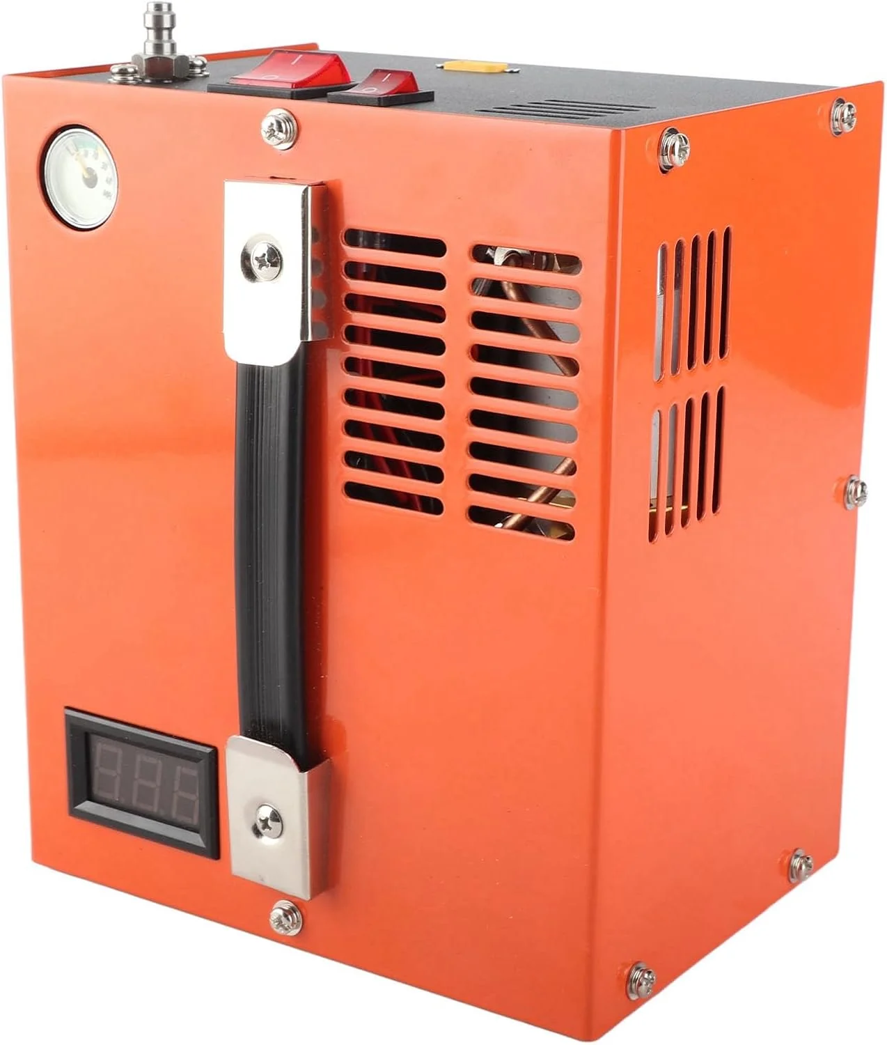 کمپرسور هوا، پمپ PCP 4500Psi 30Mpa DC12V، پمپ هوای قابل حمل برای مخزن پینت بال، کمپرسور هوای PCP با 5 کیت فیلتر پنبه ای