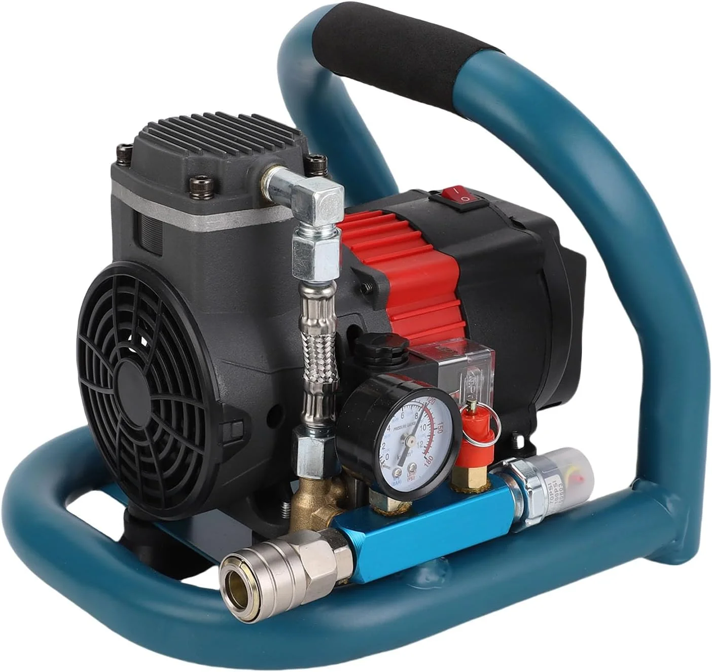 کمپرسور هوای قابل حمل 1.5 لیتری Asixxsix، پمپ باد تایر 2800 دور در دقیقه 8 بار برای BL1830B BL1840B BL1850B BL1860B BL1815 BL1820 BL1825 194309 1 194205 3