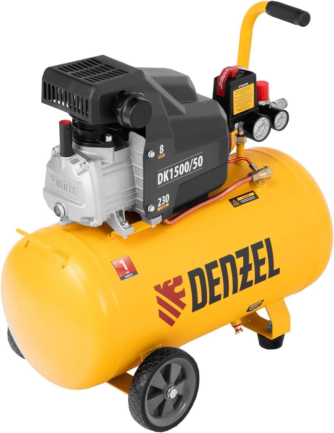 کمپرسور هوا دنزل، X-PRO 1.5 کیلو وات، 230 لیتر در دقیقه (DK1500/50 (50 لیتر))