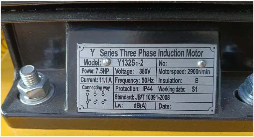 کمپرسور هوای سیم دار فایبر، 500 لیتر، 7.5 اسب بخار