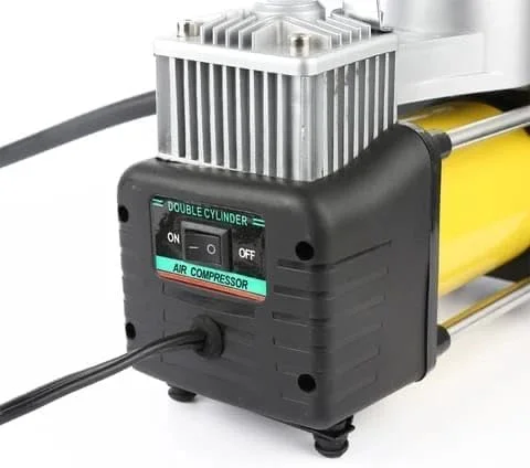 کمپرسور هوای قابل حمل SHEZA STAR، 12 ولت DC، ساختار فلزی با شلنگ هوای فنری