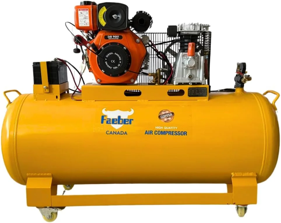 کمپرسور هوا دیزلی فایبر، 300 لیتری، 5 اسب بخار