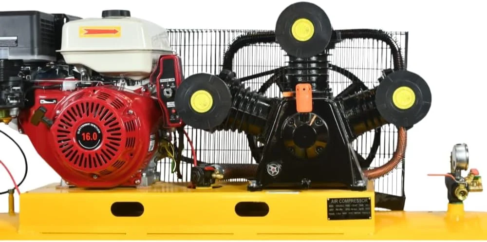 کمپرسور هوا بنزینی، استارت الکتریکی، 500 لیتری، 15 اسب بخار