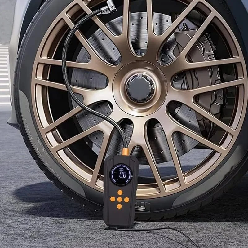 کمپرسور هوای قابل حمل خودرو، 12 ولت، 150PSI، بی سیم با نمایشگر LED