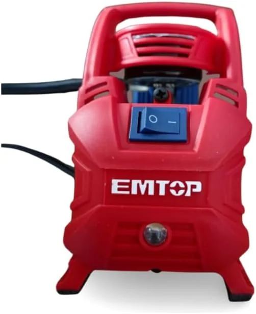 کمپرسور هوای قابل حمل، پمپ باد فلزی مقاوم خودرو، 12 ولت DC با چراغ LED، دارای نازل های متعدد