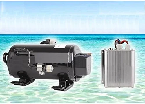 کمپرسور برقی DC تهویه مطبوع کابین نصب شده بر روی تریلر برای تجهیزات ارتباطی و خودروهای چرخ دار نظامی