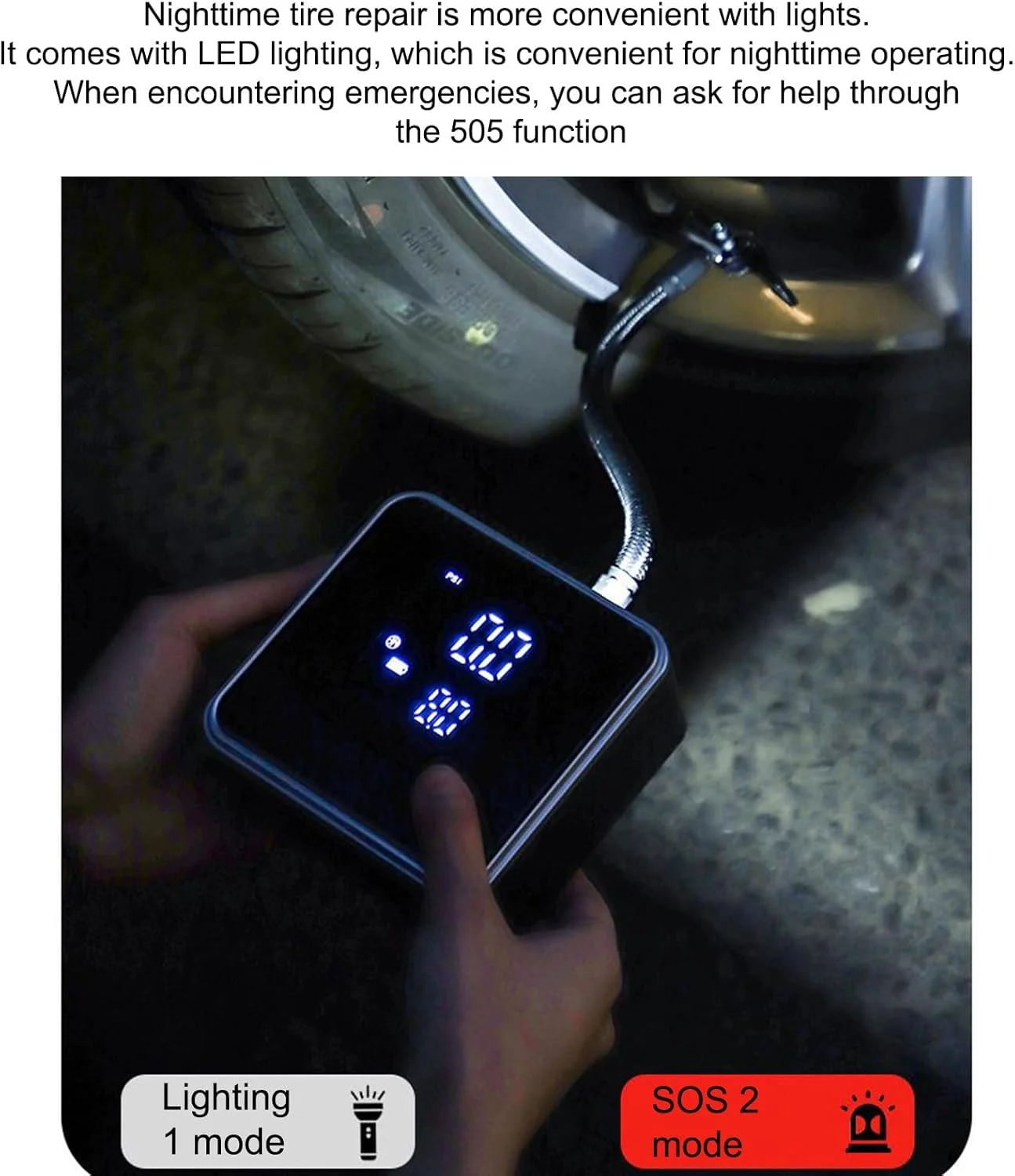 کمپرسور هوای قابل حمل، پمپ باد لاستیک خودرو بی سیم - ابزار اتوماتیک شارژی برقی بی سیم برای موتور سیکلت، دوچرخه و خودرو کمپرسور هوای قابل حمل، پمپ باد لاستیک خودرو بی سیم - ابزار اتوماتیک شارژی برقی بی سیم برای موتور سیکلت، دوچرخه و خودرو