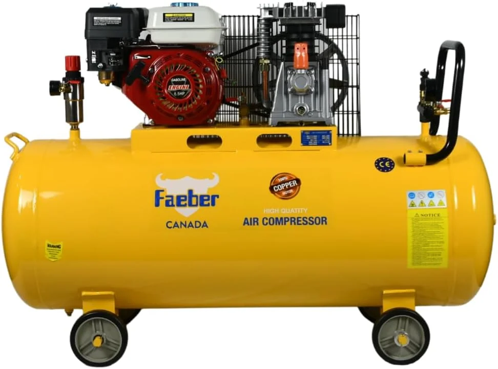 کمپرسور هوا 200 لیتری بنزینی 6.5 اسب بخار، مدل H2065 به همراه فیلتر