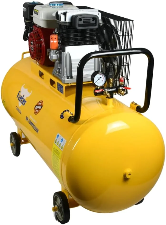 کمپرسور هوا 200 لیتری بنزینی 6.5 اسب بخار، مدل H2065 به همراه فیلتر