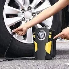 کمپرسور باد قابل حمل SUITU ST-5002، پمپ باد تایر، 12 ولت DC با چراغ قوه LED اضطراری، کابل بلند برای ماشین، دوچرخه، موتور سیکلت، قایق بادی و سایر وسایل بادی