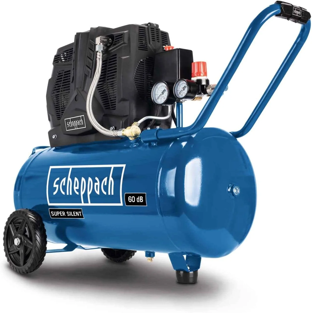 کمپرسور بی صدای شپخ HC25si، 230 ولت، 50 هرتز، 2 اسب بخار - 50 لیتر - 8 بار، برند