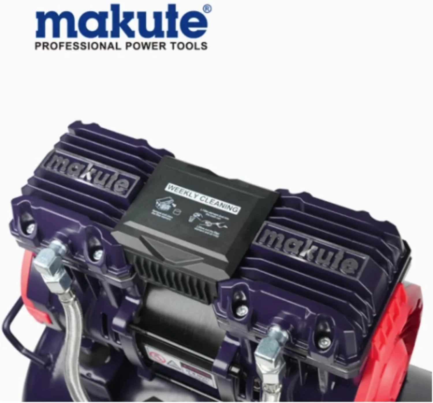 کمپرسور هوای پیستونی بدون روغن 30 لیتری (AC121-30W) – حجم جریان اسمی 90 لیتر در دقیقه، حجم گاز خروجی 210 لیتر در دقیقه، 2850 دور در دقیقه، قابل حمل و کم صدا برای تمام کارهای شما