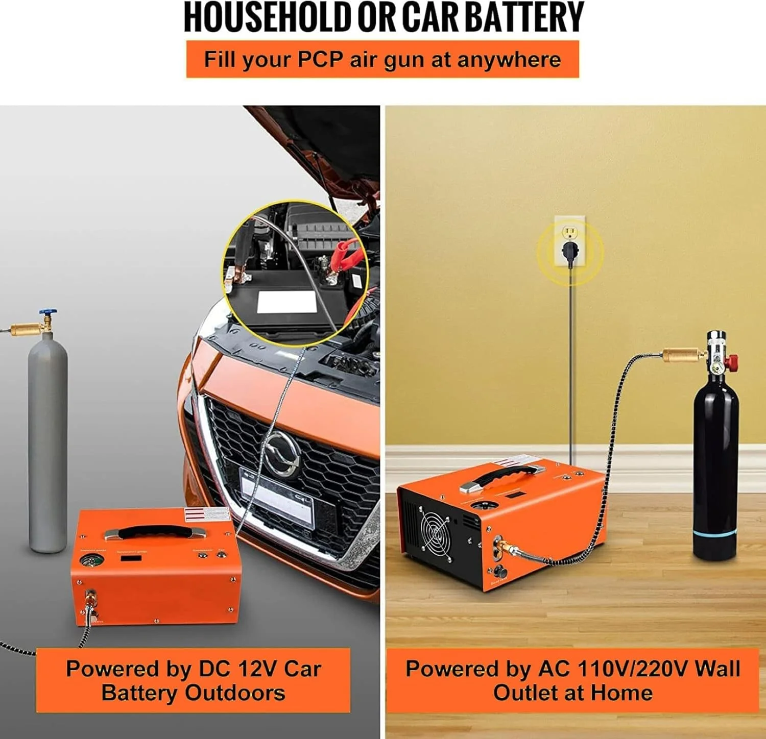 پمپ کمپرسور هوای PCP، 4500Psi، 30Mbar، 12V/110V/220V، بدون نیاز به آب/فشار قوی، مناسب برای مخزن غواصی و تفنگ بادی پمپ کمپرسور هوای PCP، 4500Psi، 30Mbar، 12V/110V/220V، بدون نیاز به آب/فشار قوی، مناسب برای مخزن غواصی و تفنگ بادی