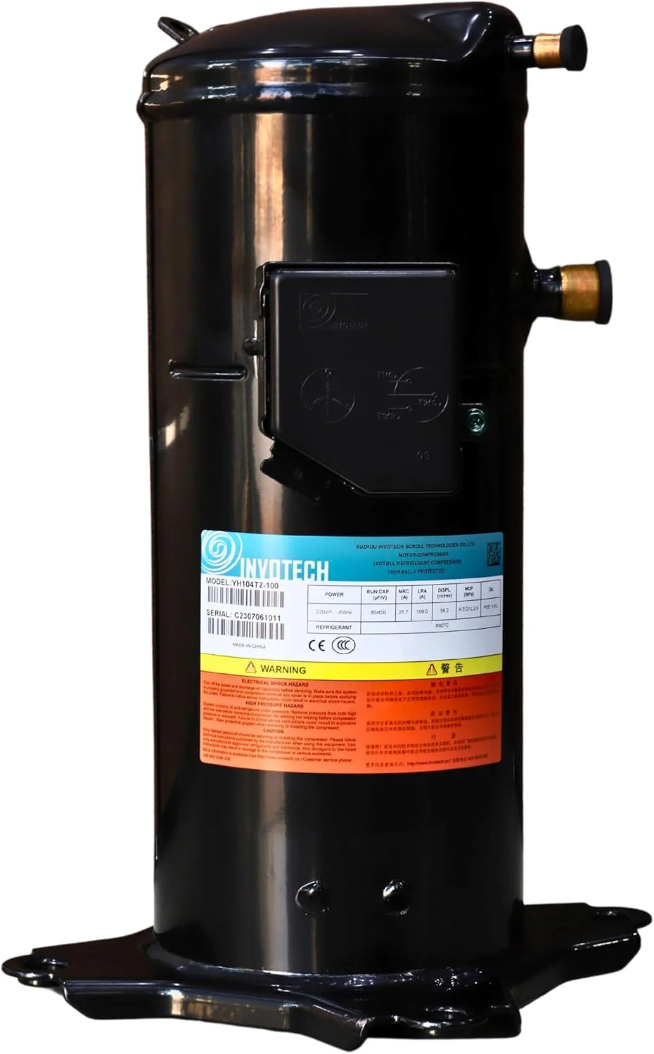 کمپرسور اسکرال Invotech YH104T2-100، 3.5 اسب بخار