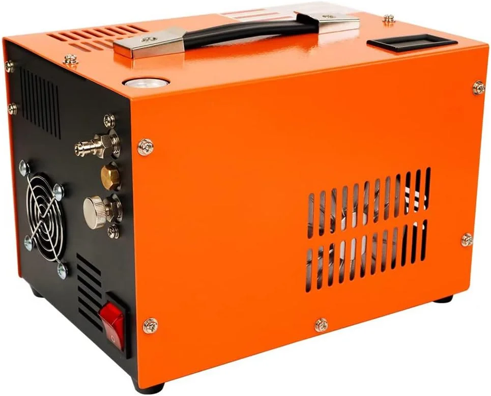 کمپرسور هوای PCP، پمپ تفنگ بادی فشار قوی 30 مگاپاسکال 4500Psi با توقف خودکار، پمپ کمپرسور PCP بدون روغن/آب با مبدل برق داخلی، DC 12V