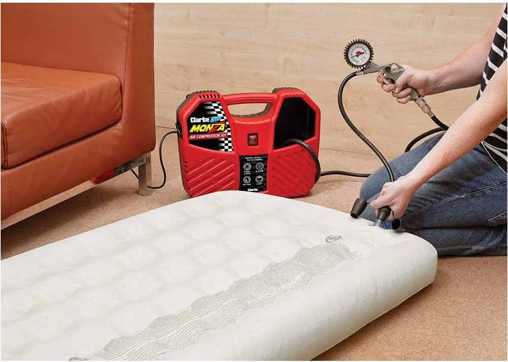 کمپرسور هوای قابل حمل بدون روغن کلارک مونزا با حجم 6.35 فوت مکعب در دقیقه و قدرت 1.5 اسب بخار کمپرسور هوای قابل حمل بدون روغن کلارک مونزا با حجم 6.35 فوت مکعب در دقیقه و قدرت 1.5 اسب بخار