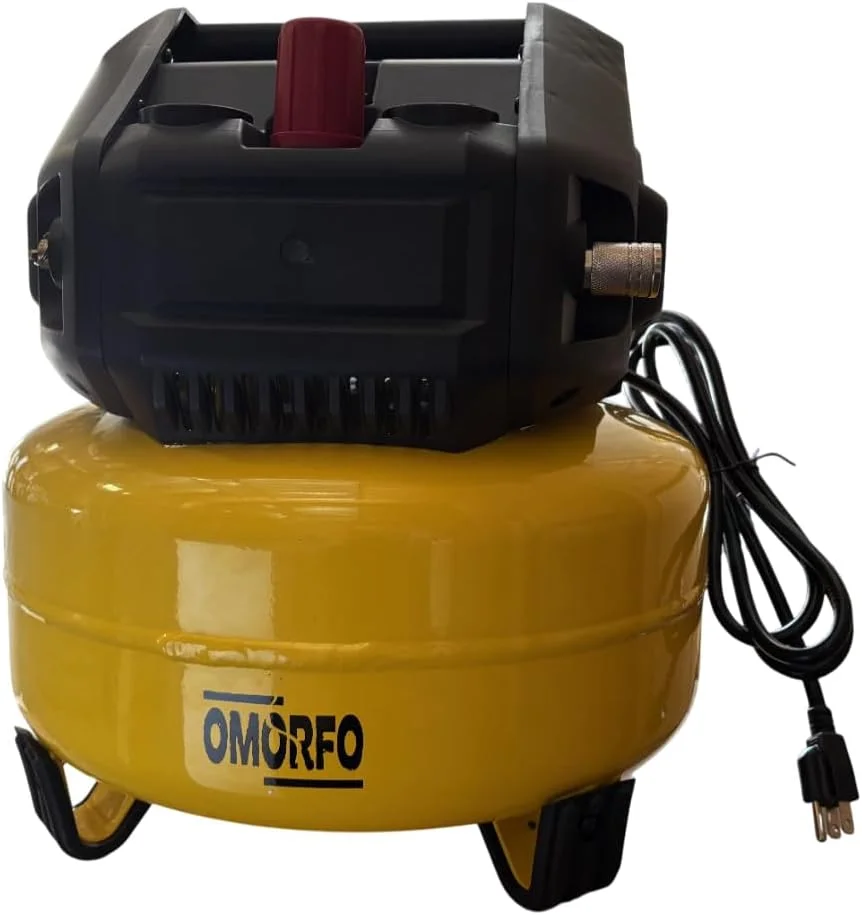 کمپرسور هوای پنکیکی Omorfo، ۶ گالن، ۱۶۵ PSI