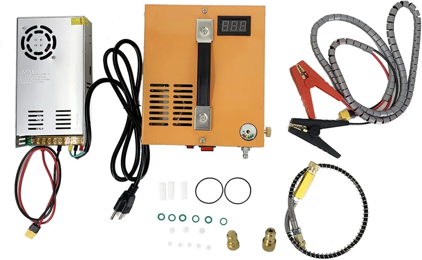 کمپرسور هوای PCP، کمپرسور هوای فشار قوی 350 وات 12 ولت با خنک کننده فن ترانسفورماتور داخلی