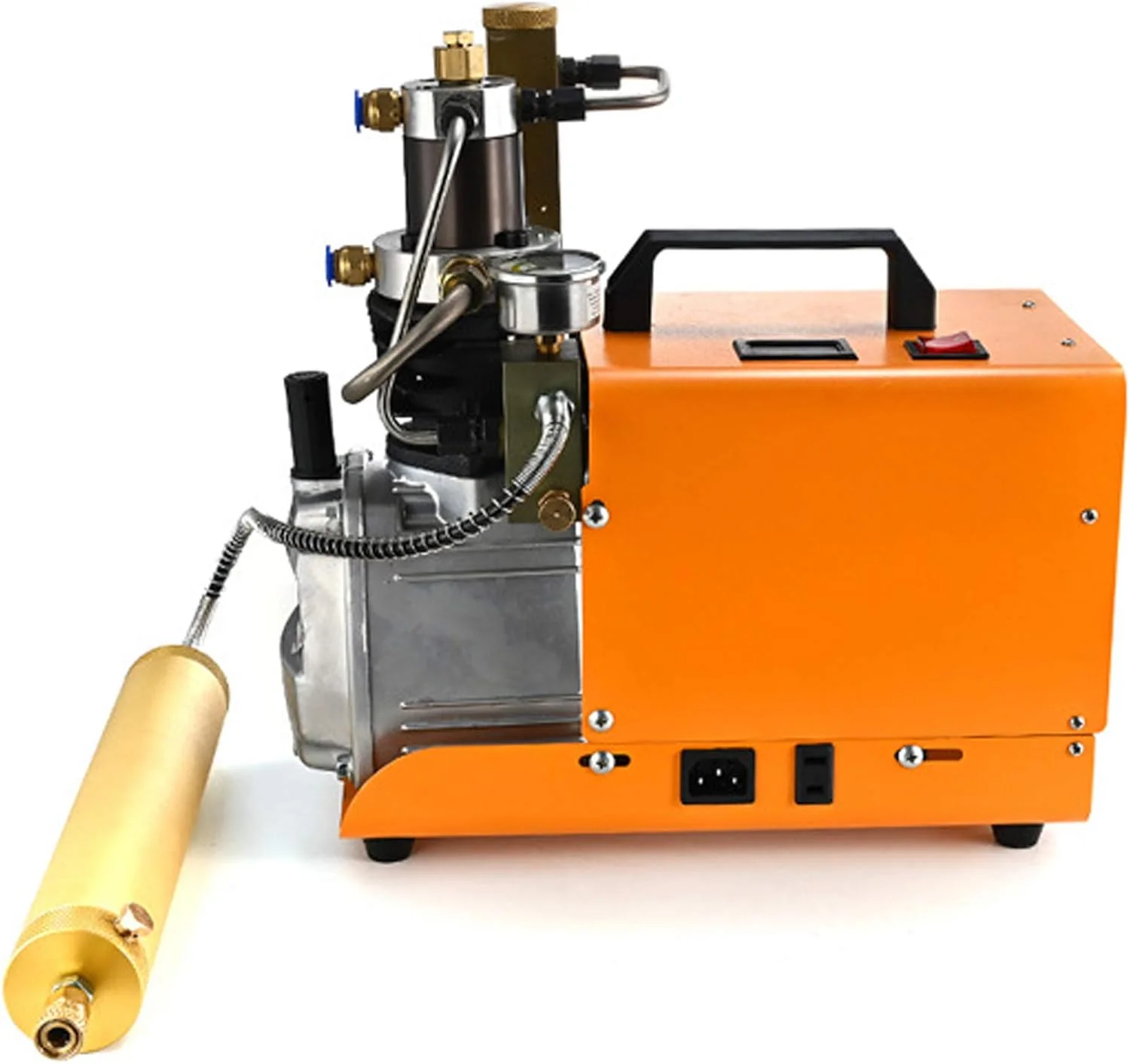 پمپ هوای برقی فشار قوی برای غواصی PCP، کمپرسور هوا 30MPA 4500PSI، کمپرسور هوا 1.8 کیلووات برای بطری های بادی، تفنگ بادی، تفنگ غواصی Leunlee