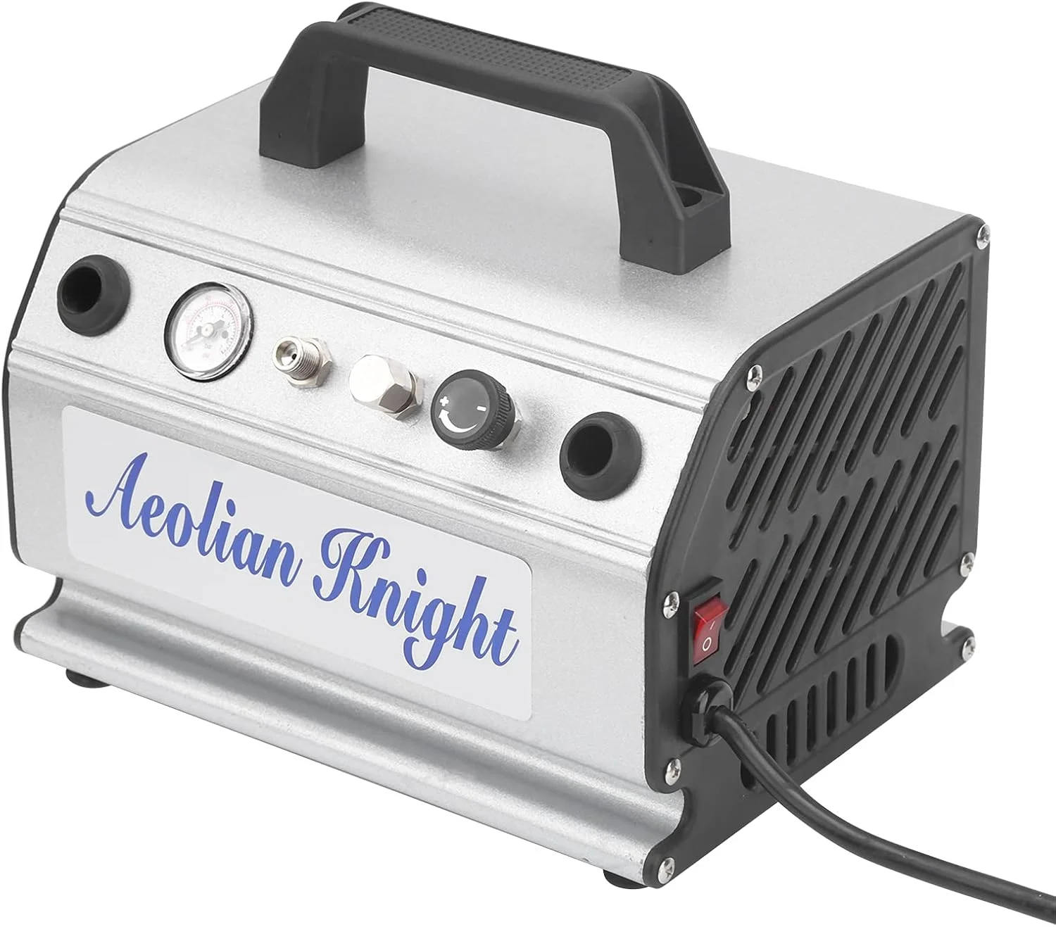 کمپرسور هوا 148 واتی، کمپرسور هوای قابل حمل 2 سیلندر با جابجایی بزرگ برای چاپ هنری 0.3 لیتری (دوشاخه بریتانیا)