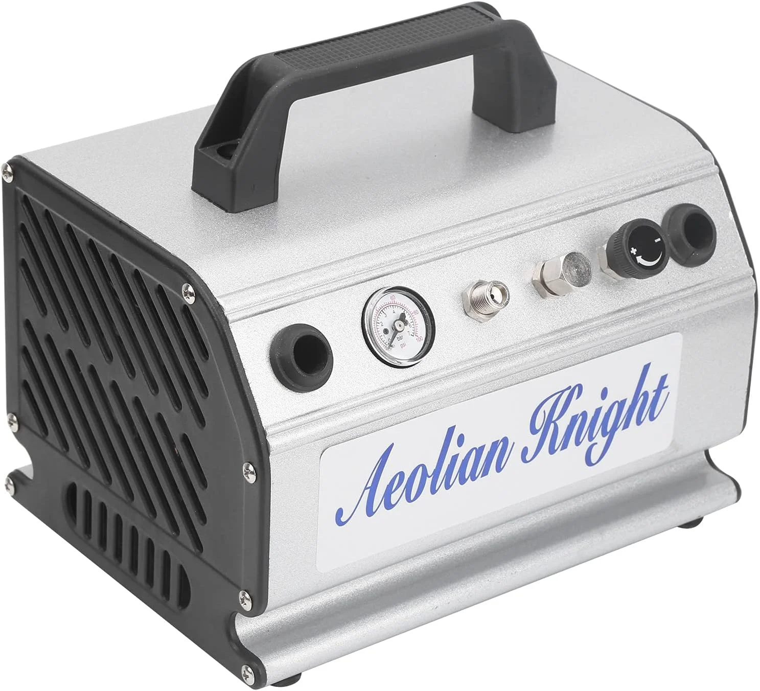 کمپرسور هوا 148 واتی، کمپرسور هوای قابل حمل 2 سیلندر با جابجایی بزرگ برای چاپ هنری 0.3 لیتری (دوشاخه بریتانیا)