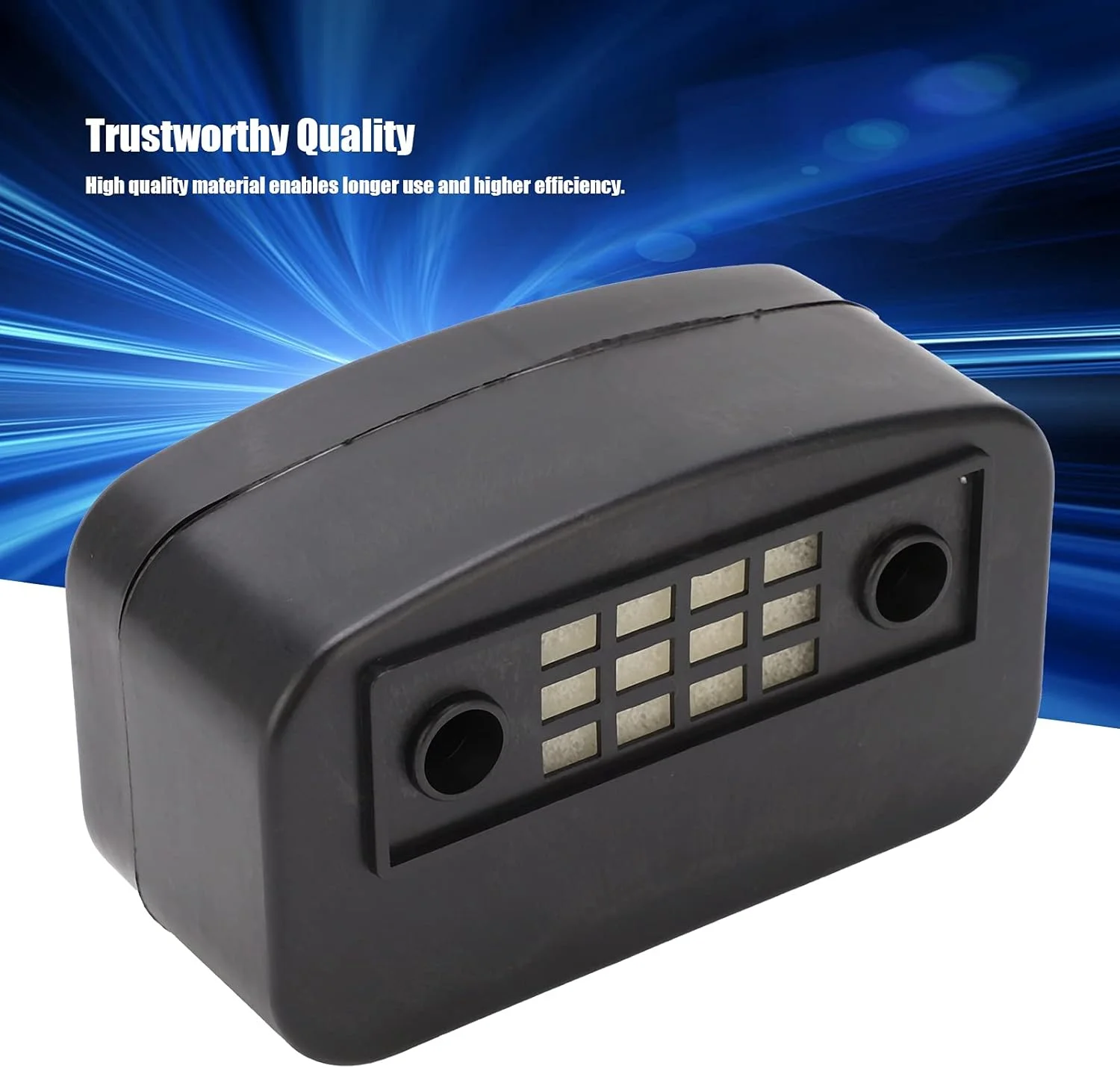 صدا خفه کن کمپرسور هوا 65 میلی متری، صدا خفه کن کمپرسور هوا، صداگیر، فیلتر ورودی پمپ، پوسته پلاستیکی مربعی