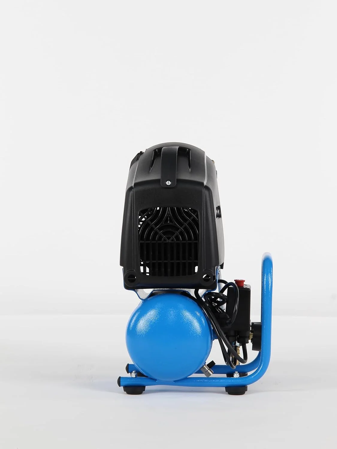 کمپرسور ABAC مدل LT 6 HP2 CL1 START L20 - 2 اسب بخار، مخزن 6 لیتری، با سوخت گازی، آبی، کمپرسور هوا با دسته حمل و تنظیم کننده فشار