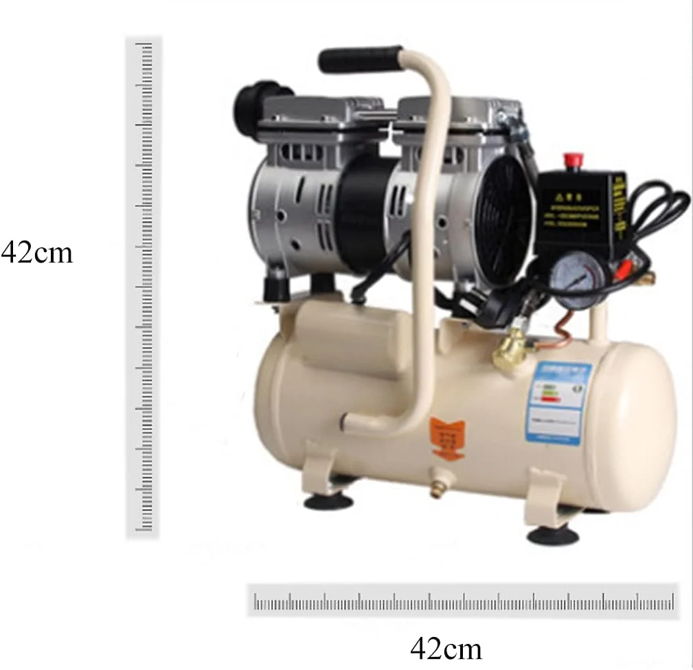 کمپرسور هوا بی صدا WWART، پمپ هوا کوچک 220 ولت، پمپ هوای فشار قوی برای نقاشی، دندانپزشکی، شستشوی خودرو