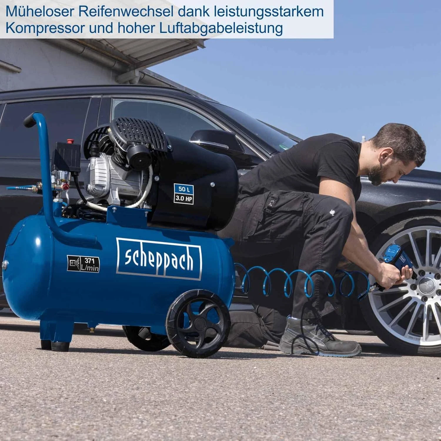 کمپرسور شپک مدل HC52DC با توان 2.20 کیلووات، 230 ولت و 50 هرتز، کد 5906101901