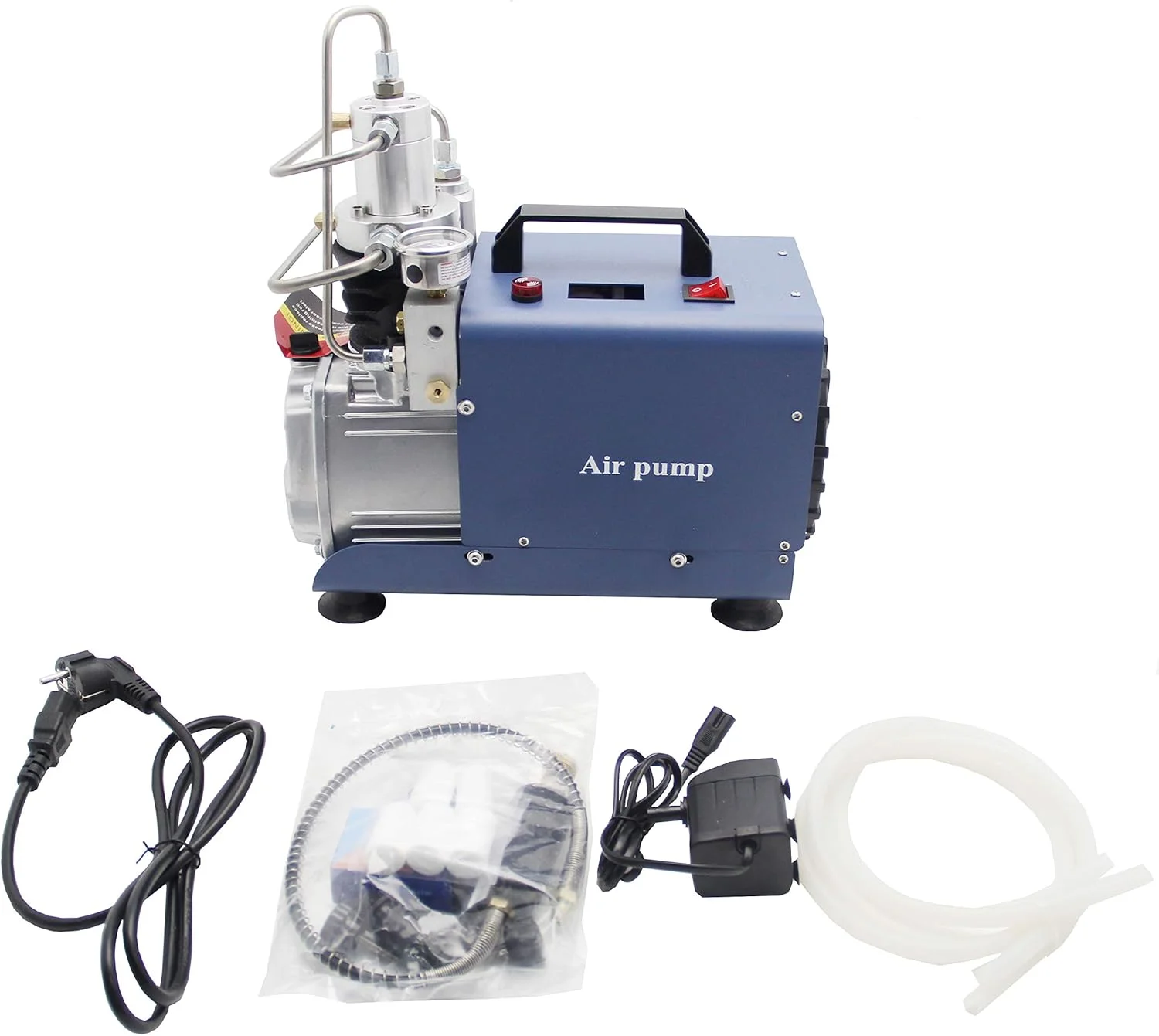 کمپرسور هوای برقی FBITE، 300BAR 30MPA 4500PSI پمپ هوای فشار قوی PCP برای غواصی، آتش نشانی، پینت بال و تیراندازی PCP