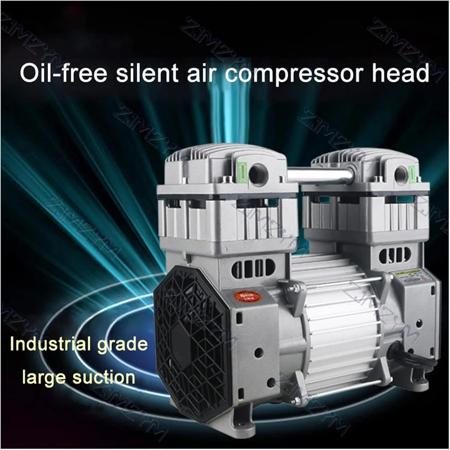 کمپرسور هوای قابل حمل Suuim با توان 1200W/1500W برای دندانپزشکی، نجاری، تعمیرات خانگی، کم صدا، بدون روغن، موتور مسی قدرتمند (رنگ: 1)