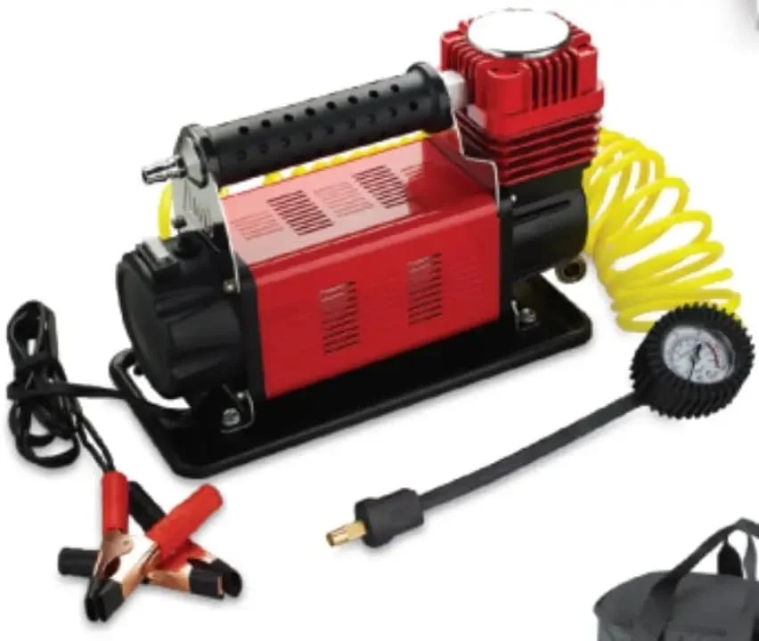 کمپرسور هوای قابل حمل با حداکثر حجم، ۱۶۰ لیتر در دقیقه، ۱۵۰ PSI، به همراه لوازم جانبی