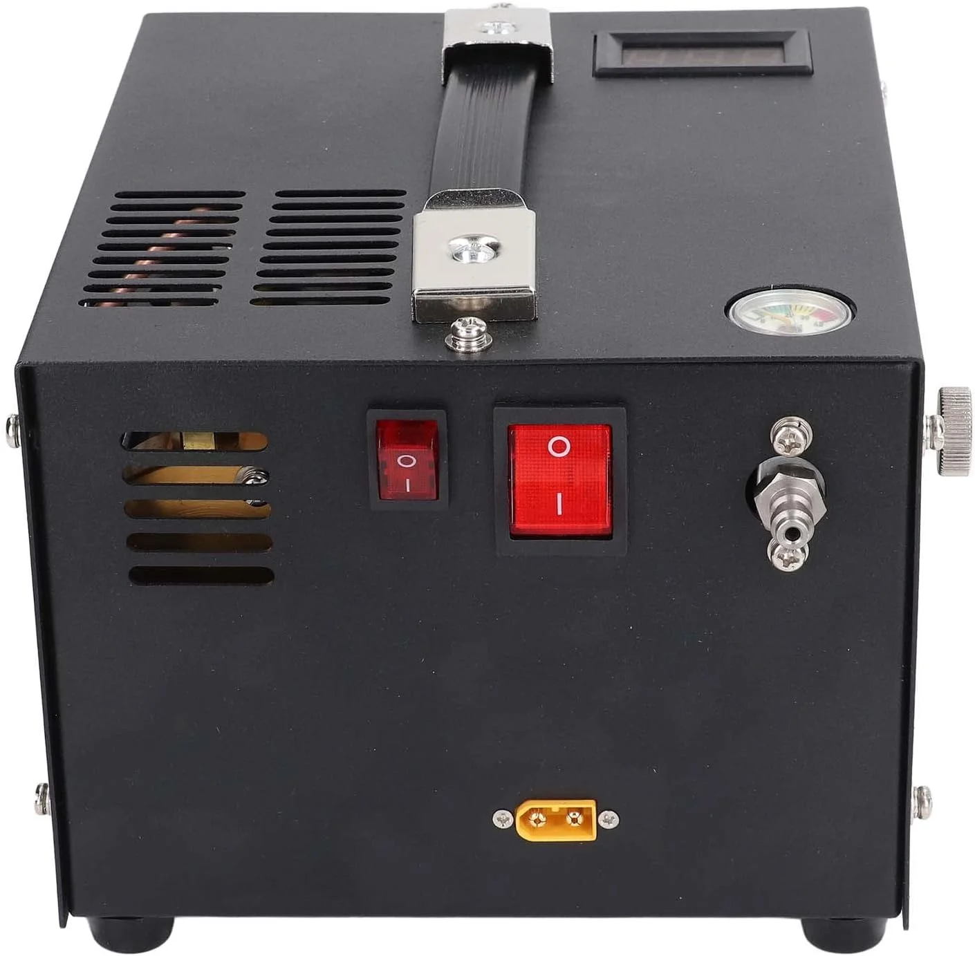 کمپرسور هوا 4500Psi فشار قوی خنک کننده فن روغن پمپ برقی قابل حمل برای پینت بال DC12V کمپرسور هوا 4500Psi فشار قوی خنک کننده فن روغن پمپ برقی قابل حمل برای پینت بال DC12V