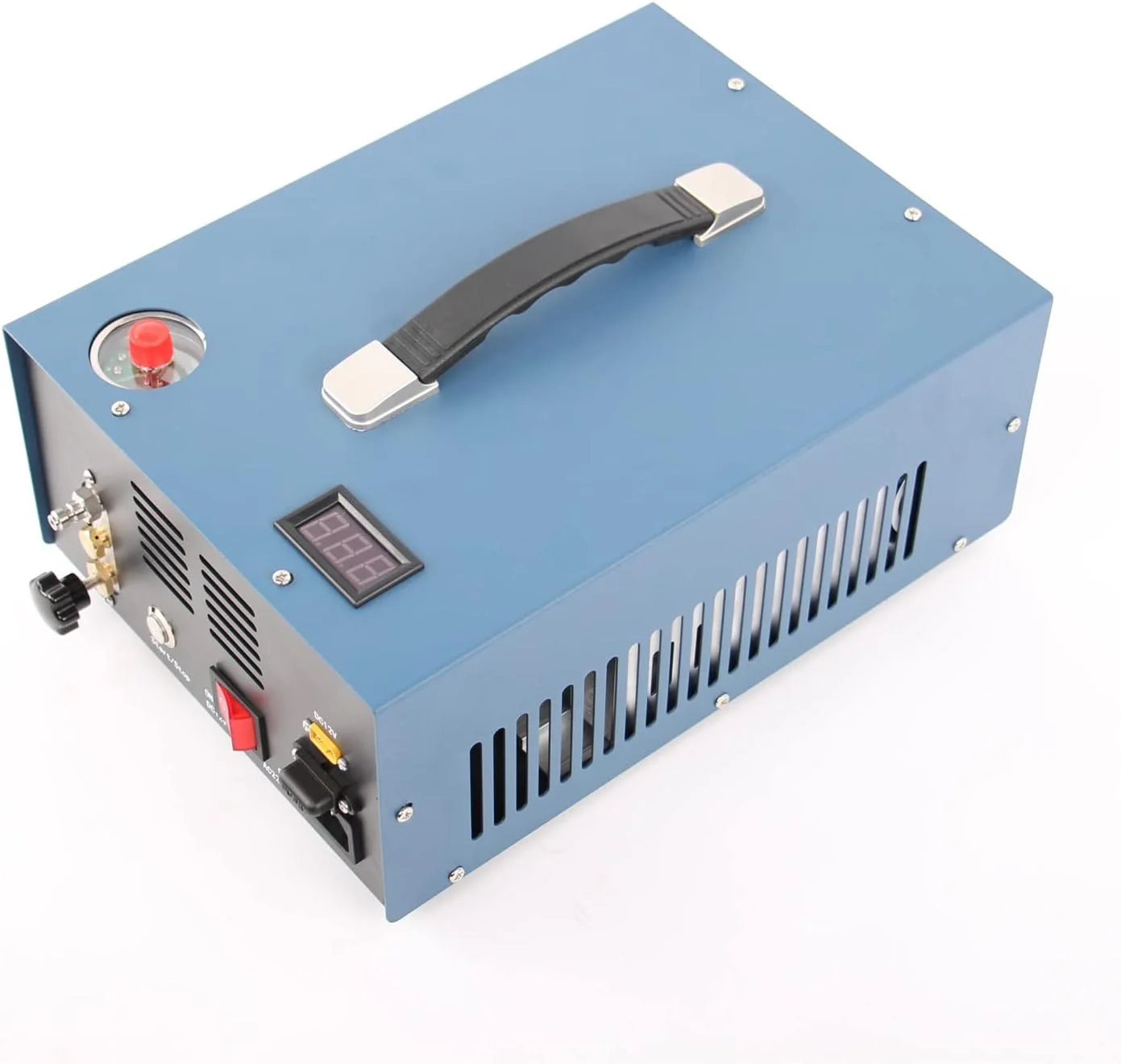 کمپرسور هوای پی سی پی SPLIND با ترانسفورماتور داخلی 110 ولت 220 ولت، بدون روغن و آب، پمپ 300 بار 4500psi، پمپ کمپرسور کوچک پی سی پی برای تفنگ بادی و تانک پینت بال/اسکوبا