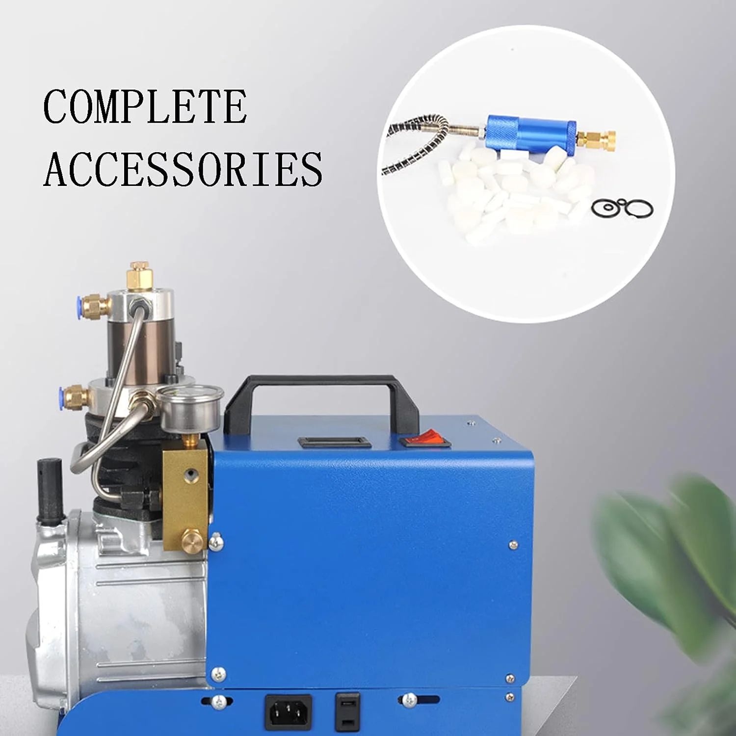 کمپرسور هوای فشار قوی JAHLGT، پمپ کمپرسور هوای برقی PCP با گیج فشار 4500PSI/30Mpa، توقف خودکار قابل تنظیم برای پینت بال/اسکوبا/تفنگ بادی/مینی بطری غواصی کمپرسور هوای فشار قوی JAHLGT، پمپ کمپرسور هوای برقی PCP با گیج فشار 4500PSI/30Mpa، توقف خودکار قابل تنظیم برای پینت بال/اسکوبا/تفنگ بادی/مینی بطری غواصی