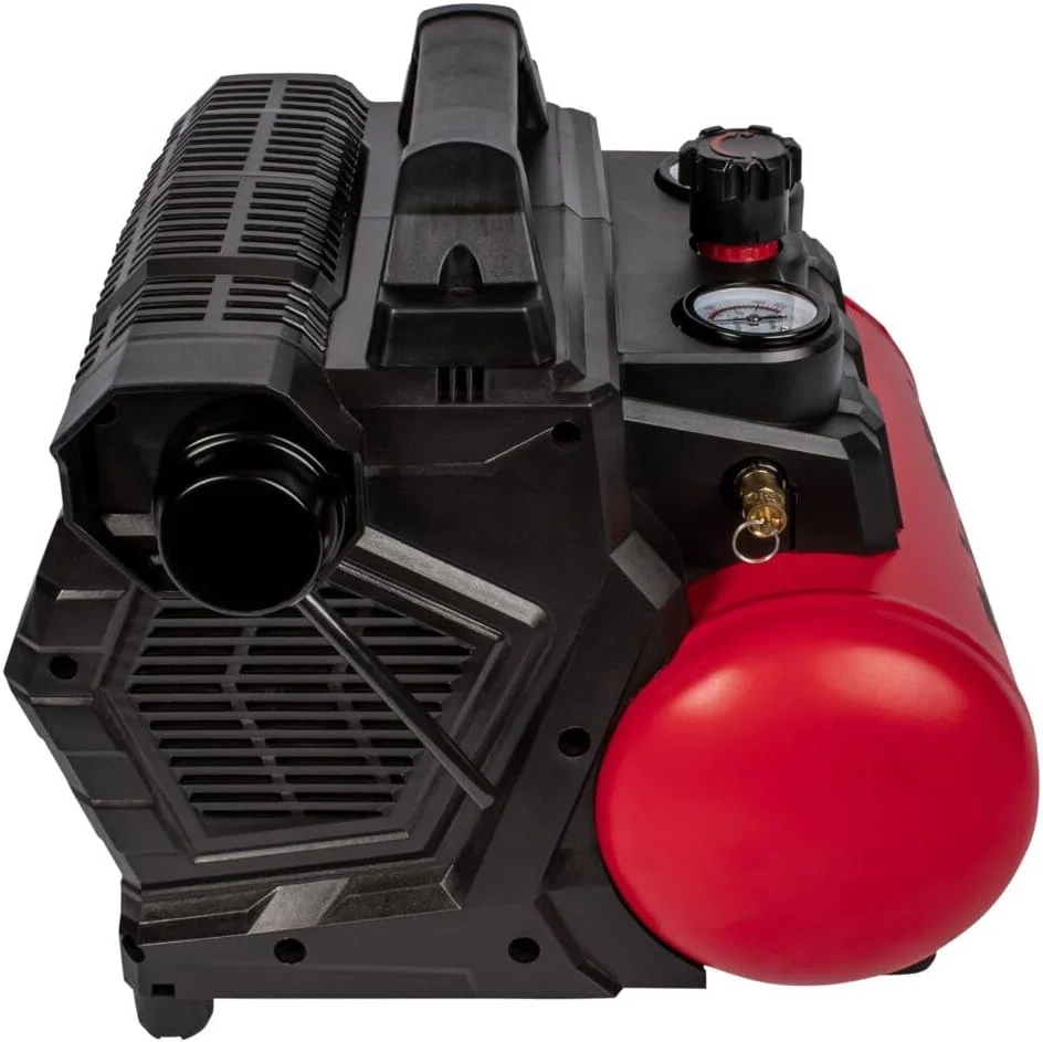 کمپرسور قابل حمل فوق العاده بی صدای Grip-Rite GR200QW، 1.5 گالن، 1 اسب بخار، حداکثر 125 PSI، بدون روغن، الکتریکی کمپرسور قابل حمل فوق العاده بی صدای Grip-Rite GR200QW، 1.5 گالن، 1 اسب بخار، حداکثر 125 PSI، بدون روغن، الکتریکی