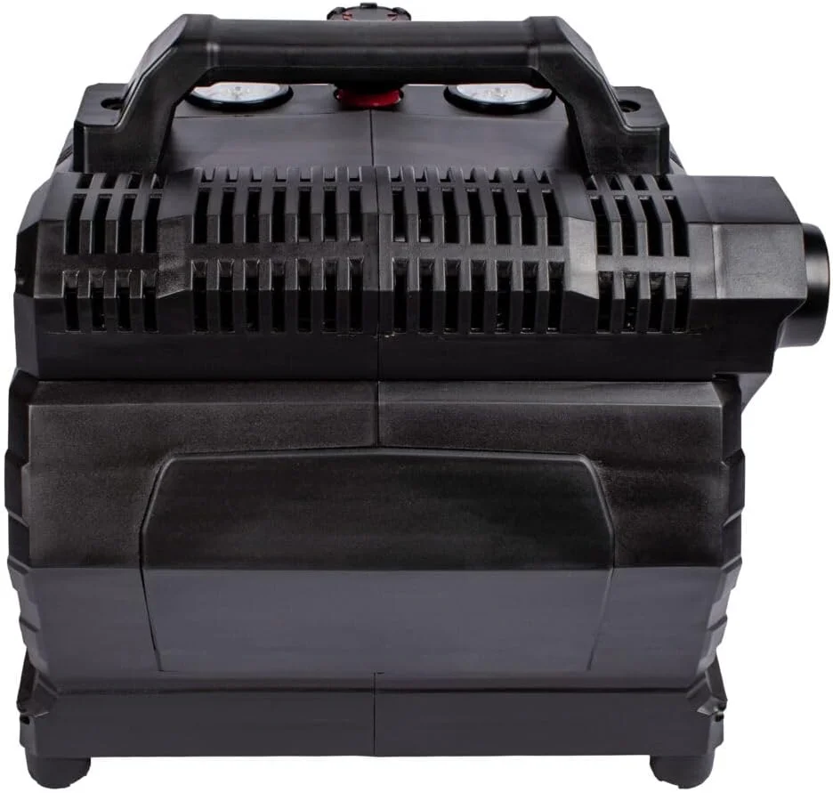 کمپرسور قابل حمل فوق العاده بی صدای Grip-Rite GR200QW، 1.5 گالن، 1 اسب بخار، حداکثر 125 PSI، بدون روغن، الکتریکی کمپرسور قابل حمل فوق العاده بی صدای Grip-Rite GR200QW، 1.5 گالن، 1 اسب بخار، حداکثر 125 PSI، بدون روغن، الکتریکی