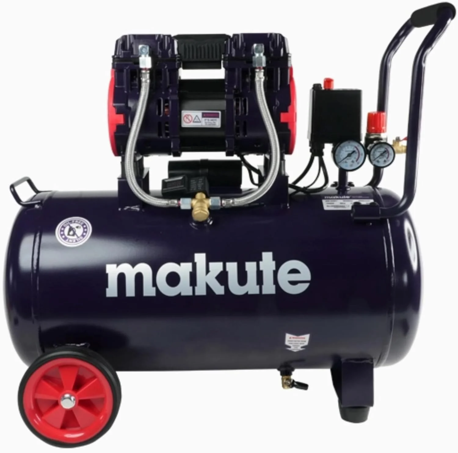 کمپرسور هوای قابل حمل 50 لیتری ماکیتا، 1390 وات، 220 ولت، فشار 8 بار، موتور درایو مستقیم با محافظ حرارتی و سیلندر آلومینیومی، سیستم روانکاری بدون نیاز به نگهداری، AC121-50W کمپرسور هوای قابل حمل 50 لیتری ماکیتا، 1390 وات، 220 ولت، فشار 8 بار، موتور درایو مستقیم با محافظ حرارتی و سیلندر آلومینیومی، سیستم روانکاری بدون نیاز به نگهداری، AC121-50W