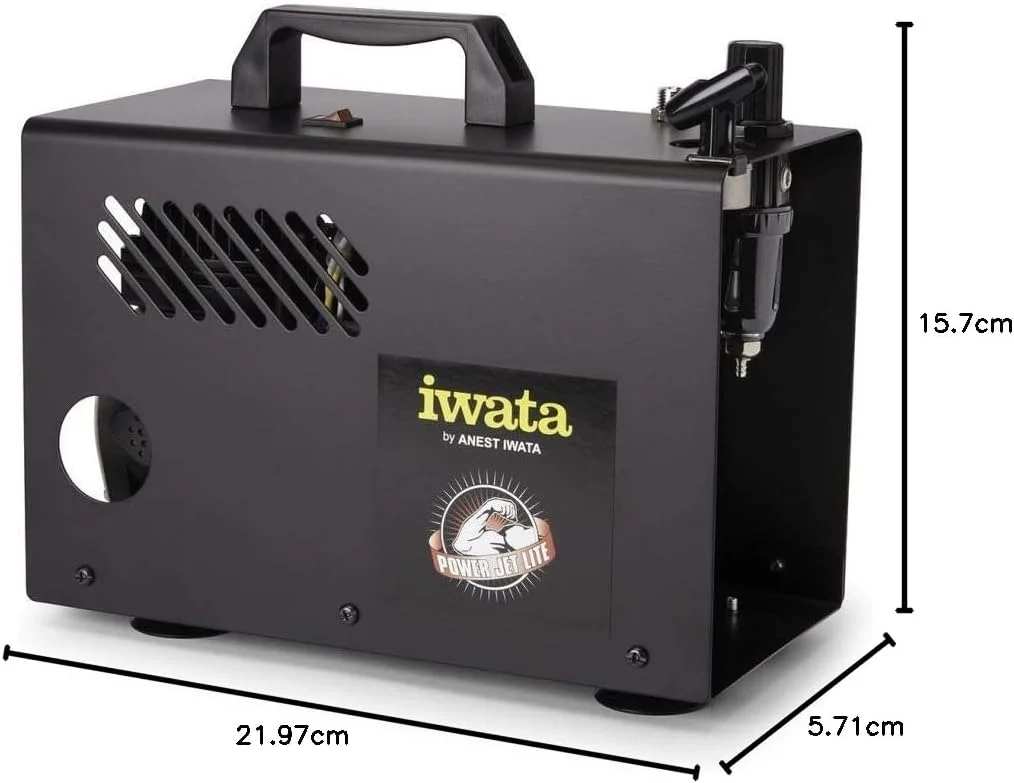 کمپرسور هوا دو پیستونه Iwata-Medea Studio Series Power Jet Lite